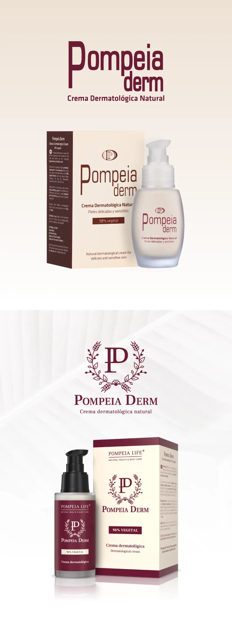 Pompeia Derm | diseño de identidad